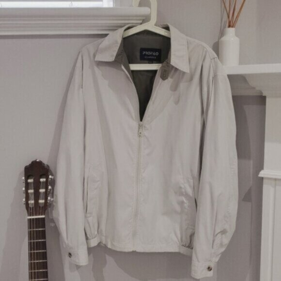 Vintage 1980s Profilo Classics Suede like Jacket with interior utility pockets - Picture 11 of 15